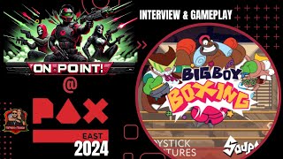EXCLUSIVE Big Boy Boxing Interview and Gameplay - OnPoint! 4 Gamers at #paxeast 2024 #gaming #fyp