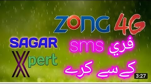 HOW TO SEND FREE SMS ON ZONG SIM VN20220831 215832