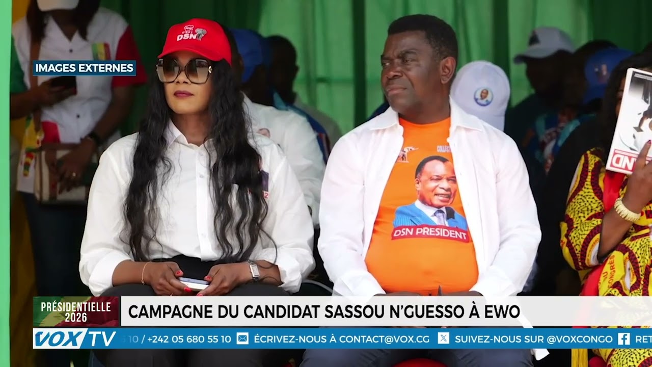 Campagne du candidat Sassou N’Guesso à Ewo