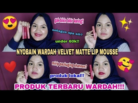 nyobain-produk-terbaru-wardah!!-|-review-wardah-velvet-matte-lip-mousse-di-bibir-hitam