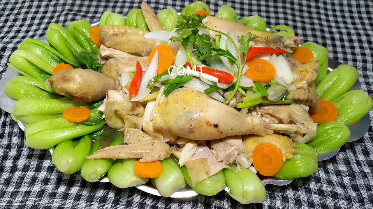 🐓Giữ nguyên vị ngon ngọt với gà hấp cải | Bí quyết luộc cải xanh mướt |520|