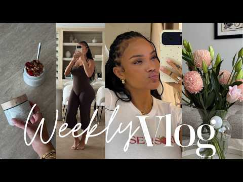 weekly vlog | healthy recipes + pouring back into me + braid takedown & more! allyiahsface vlog