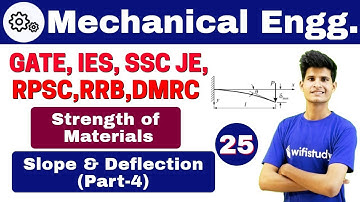 1:00 PM - Mechanical by Neeraj Sir | Day #25 | Conjugate Beam Method | Slope and Deflection (Part-4)