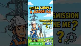 Check Survey q Jaroori h Transmission line me? #TransmissionLine #CheckSurvey #ElectricalEngineering