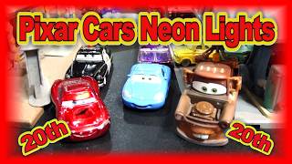 Pixar Cars 20th Anniversary: Neon Lights Turn On in Radiator Springs
