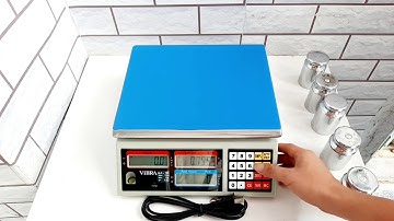 Cách Dùng Cân Điện Tử Đếm Số Lượng Vibra ALC Mới Nhất 2020