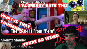 Skermz Reacting To "Skermz Slander"