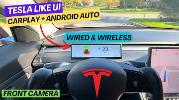 NEW Instrument Cluster Display For Tesla Model 3/Y 2024 (Unexpectedly GOOD Carplay AA Camera)