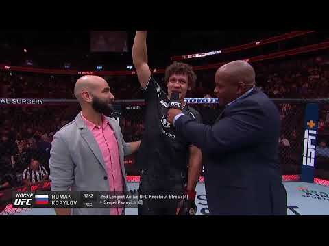 UFC Ноче: Роман Копылов - Слова после боя