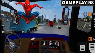 🚍🚍🚦Bus Stimulator Indonesia,✌️Speed Bus ⚡⚡ driving  gameplay 98 walkthrough Android/iOS screenshot 1