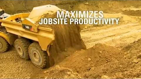 Cat® 740B Series Articulated Trucks - Unique Ejector Model