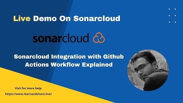Sonarcloud scan integration using Github action workflow | DevSecOps | Security #automation #github