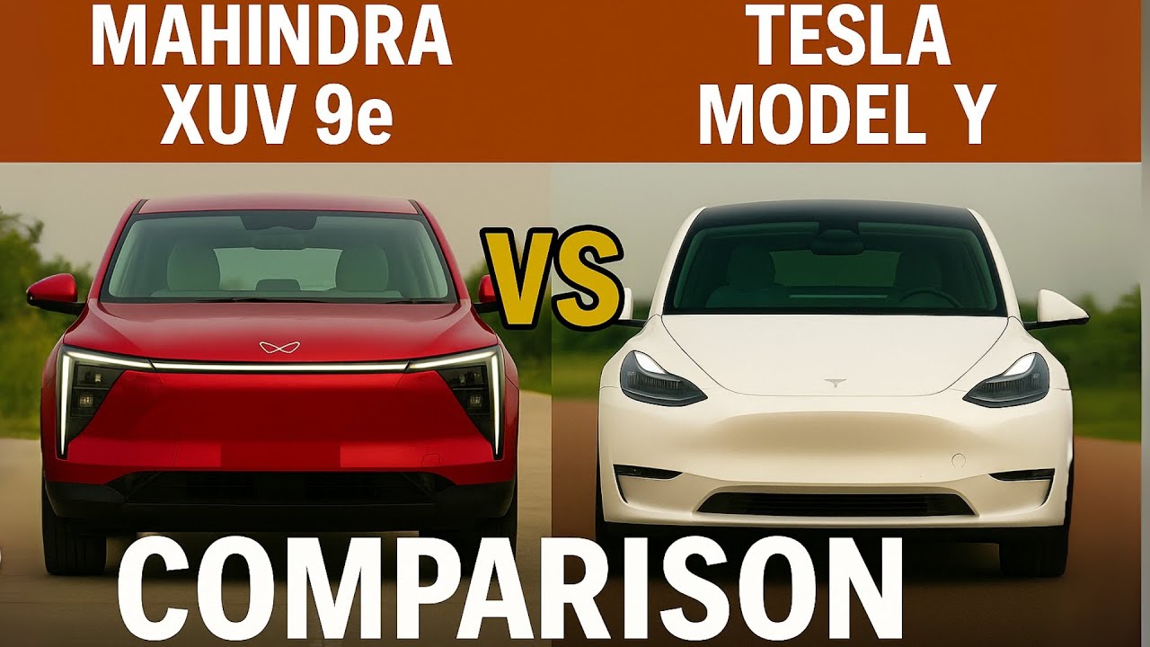 Mahindra XEV 9e vs Tesla Model Y | Full Comparison & Features | Car Compression