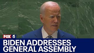 President Biden addresses U.N. General Assembly