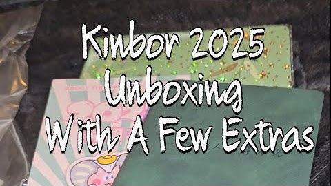 Kinbor 2025 A5 Planner Unboxing & Flip Thru With A Few Extras!