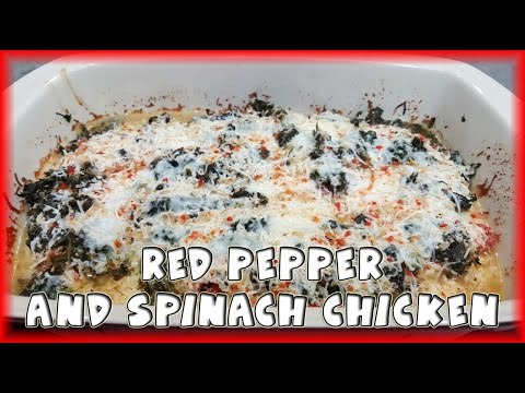 Red Pepper and Spinach Chicken