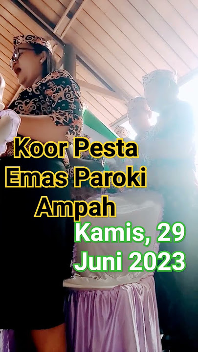 Koor lagu Hallelujah #ampahkota #koor #katolik #happy #pestaemas