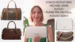 August 2025 Coach Outlet and Michael Kors Outlet Purse Haul August 2025 Coach Outlet and Michael Kors Outlet Purse Haul