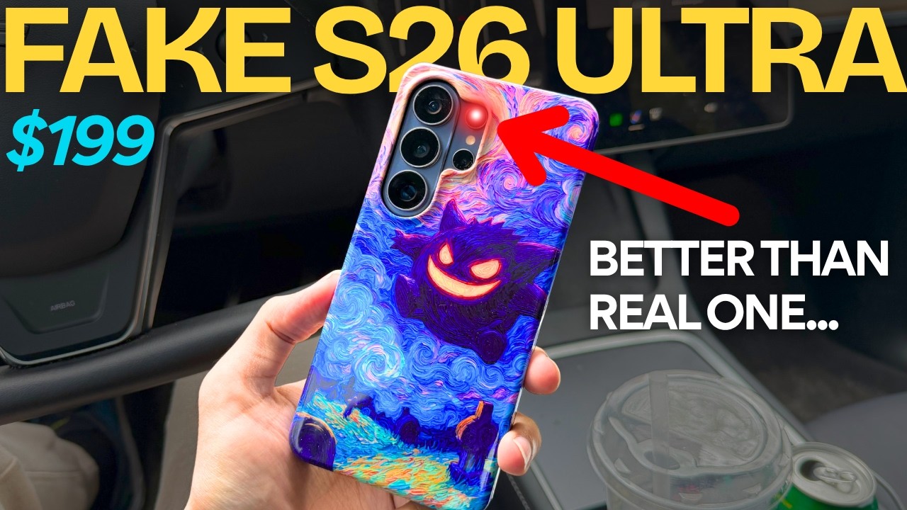 I BOUGHT A FAKE S26 ULTRA FROM AMAZON!? BUT IT'S ACTUALLY REALLY GOOD?! (FULL REVIEW UNBOXING)