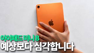 아이패드 미니 8 - 예상했던 것 보다 더 심각합니다