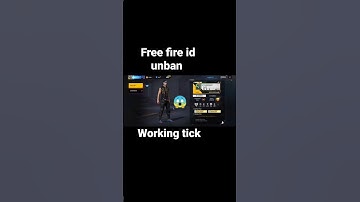 Free Fire ID UNBAN || 100 % WORKING TRICK 😱 || #shorts #ytshorts #unban