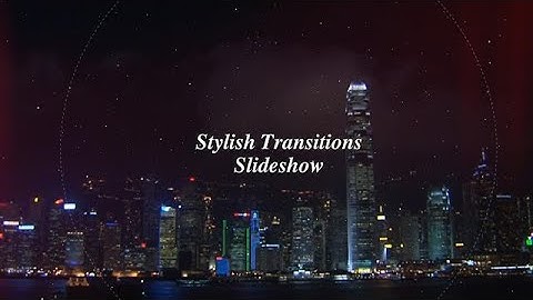 Create a Stylish Transitions Slideshow Video with Music - MakeWebVideo.com