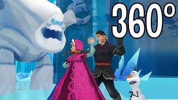 Frozen (360° Video): "It is Not Nice to Throw People Scene" Funny