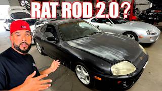 Rat Rod Supra 2.0?! + Inside Insane Car Collector’s Garage