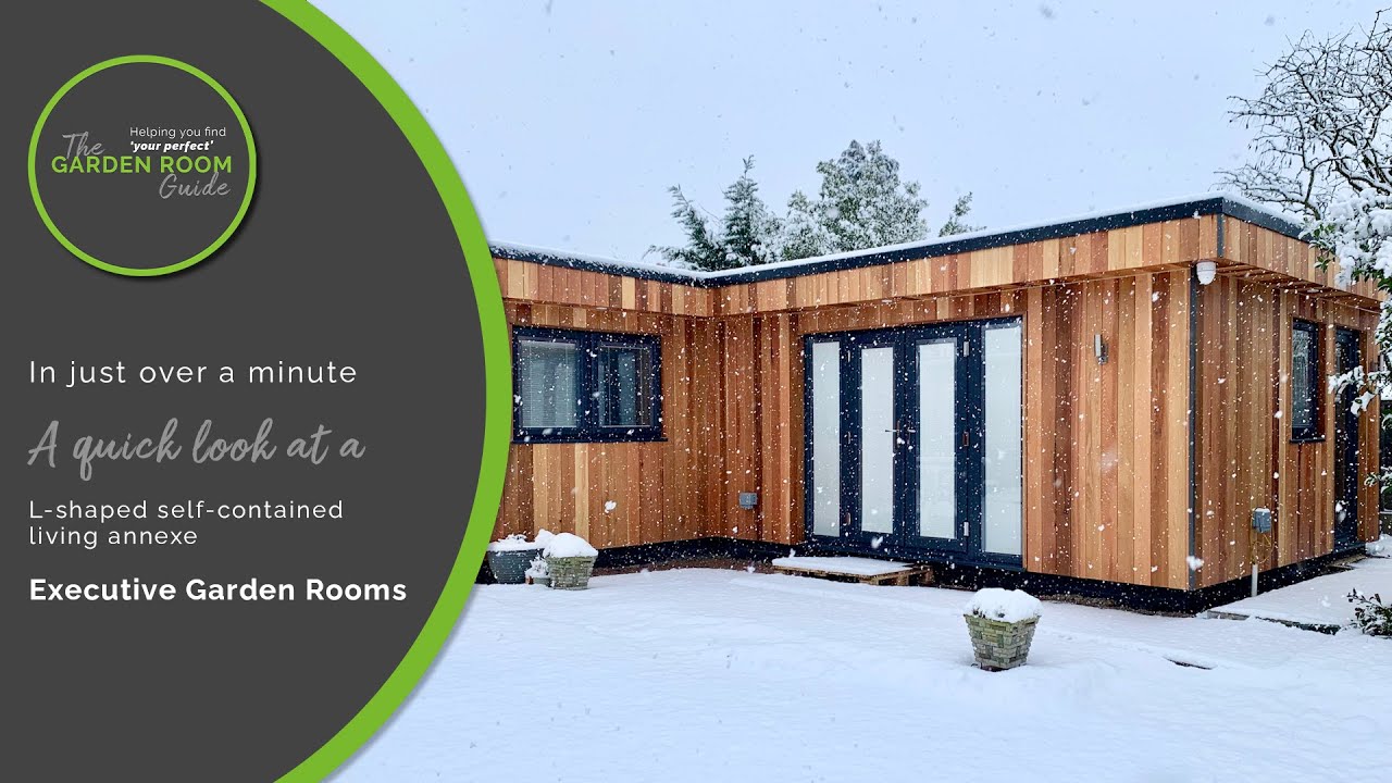 L shaped self contained annexe by Executive Garden Rooms