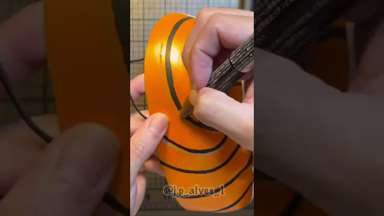 Obito Uchiha Akatsuki Custom Mask! Satisfying Creative Art! (