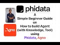 A sample Chat Bot built using Phidata / Agno -- Beginner tutorial (Creaate Agent, Tool, Knowledge)