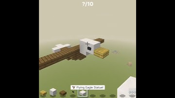 🦅 Minecraft Eagle Statue Flying in the Sky 🏞️ | Epic MCPE & Java Build #minecraft #gaming #top #op