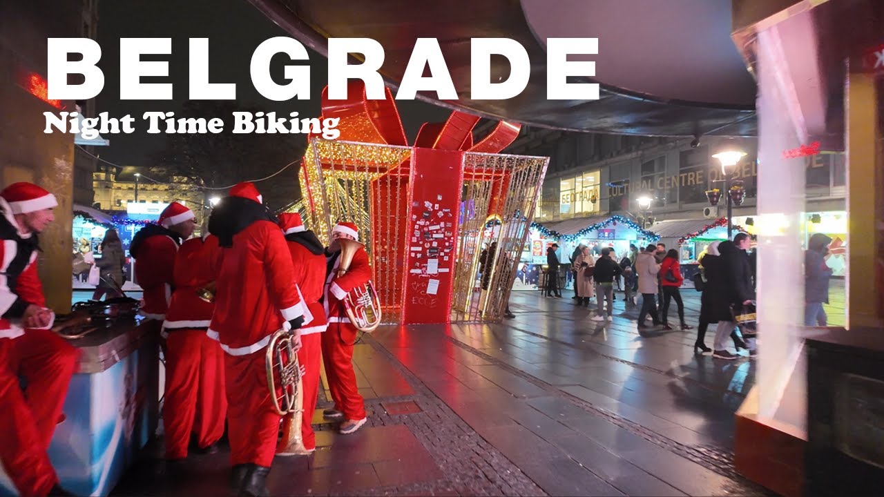Night Cycling in Belgrade: New Year’s Vibe (New Belgrade to Old Town) 🇷🇸🚲🌃