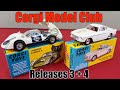 Corgi Model Club - Part 2 - The Saints Volvo P1800 #258 + Porsche Carrera #330