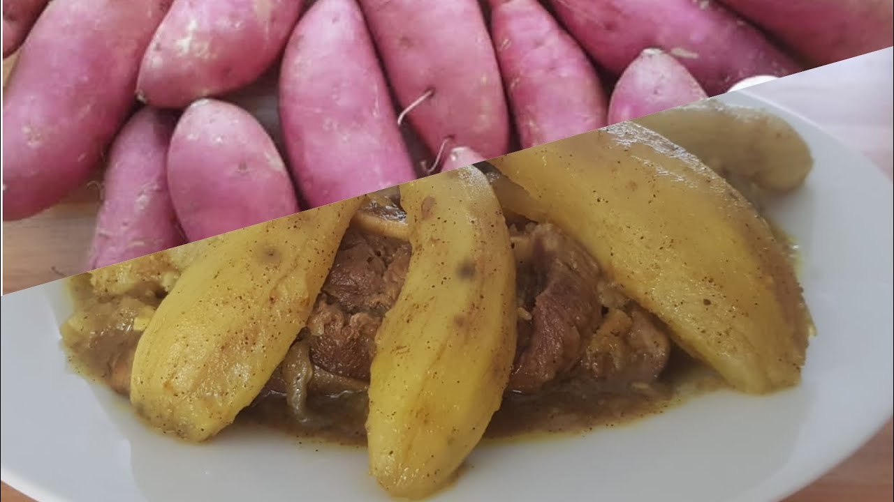 اللحم بالبطاطا الحلوة وصفة تقليدية سلاوية و رباطية | Tajine de viande de veau aux patates  douces