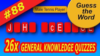 What About Your General Knowledge? 26x Guess The Word Quizzes, Brain Training Quiz screenshot 2