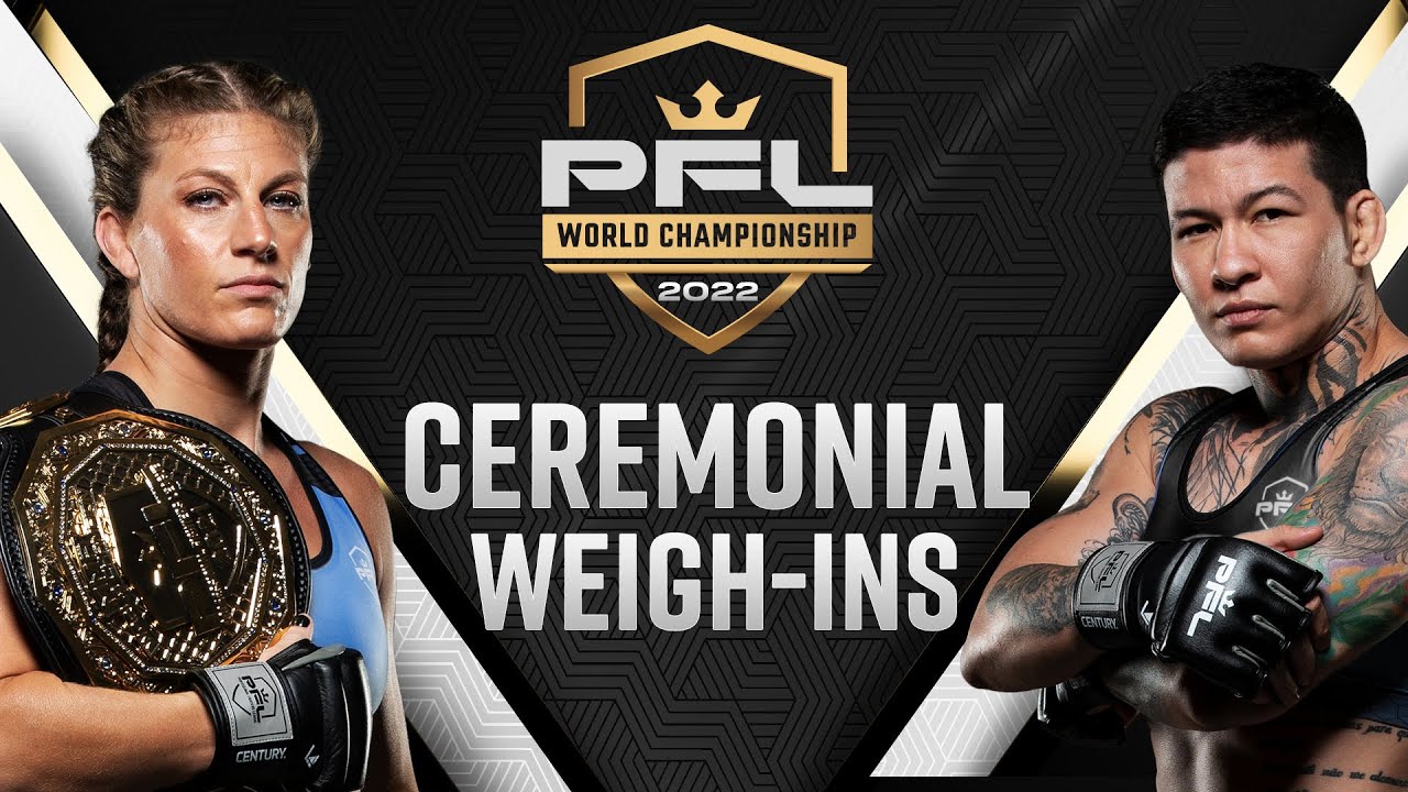 PFL World Championship 2022 weigh-in video