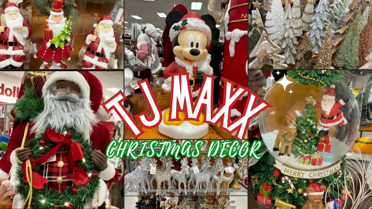 NEW TJ MAXX CHRISTMAS DECOR 2023 🎄🎅🏾 SHOP WITH ME! tjmaxx christmas 