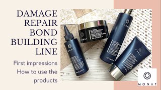 MONAT  NEW Damage Repair  Bond Building haircare line