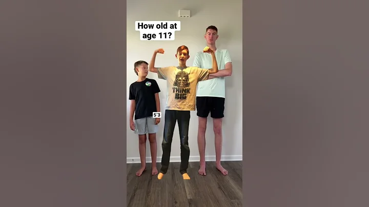 How old were you at age 11? #tall #tallfamily