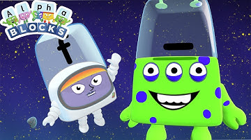 Alphablocks in Space | Learn to Spell | @officialalphablocks
