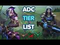 The BEST ADCS to CLIMB in Season 16 IMPROVEMENT TIERLIST (Iron to Emerald)