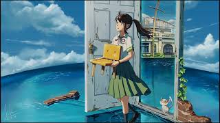 Video thumbnail of "Suzume no Tojimari - OST | Kanata Haluka By RADWIMPS (lirik dan terjemahan)"