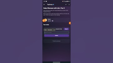 #tapswap Stake Ethereum with Lido | Part 2 code?