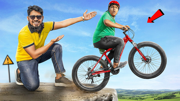 ৫ তালা থেকে সাইকেল || Bicycle DROP TEST CHALLENGE