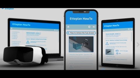 Etteplan HowTo: a cloud-based service for multi-channel distribution of technical information.
