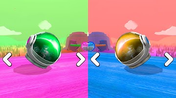 Going Balls - I Pass Levels until Space Ball Falls! New Race-335