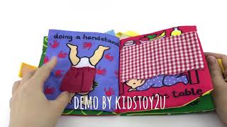 Jollybaby Cloth Book Early Learning Educational Soft Book - Peek A Baby screenshot 3