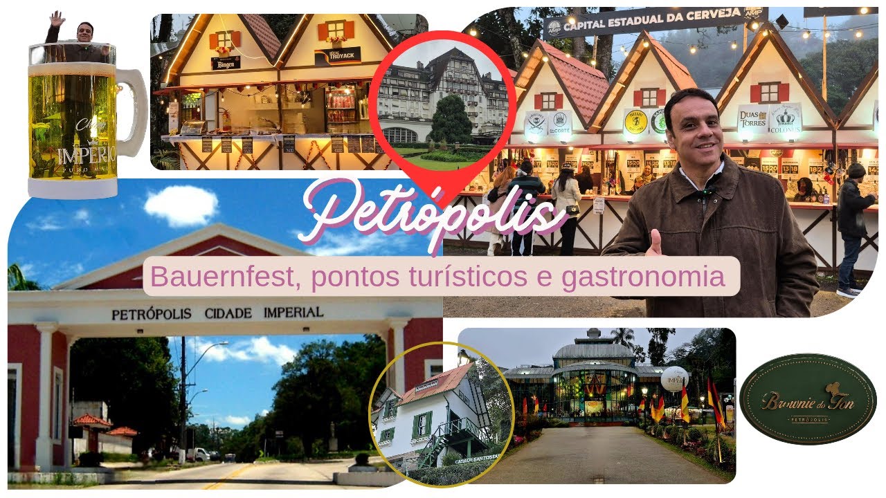 Pontos Turísticos de Petrópolis !!! Bauernfest !!! Brownie do Ton !!!