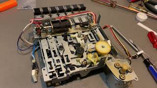 How to replace the belts on the sharp gf-8585 boombox (part 2.5)
